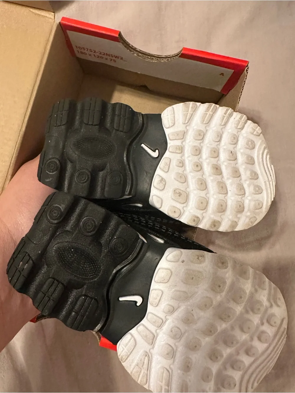 Nike Black and White Air Max Infant